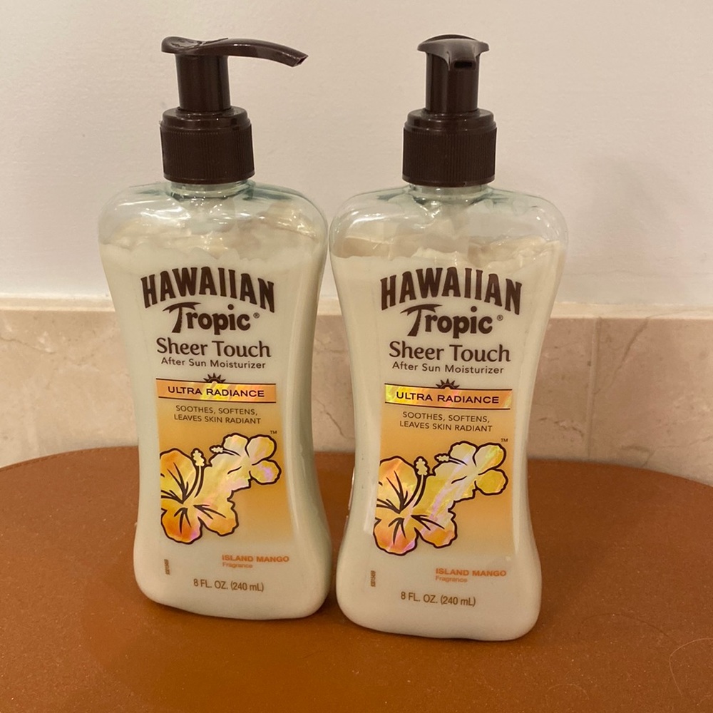 2x Hawaiian Tropic Sheer Touch UltraRadiance After Sun Moisturizer Island Mango